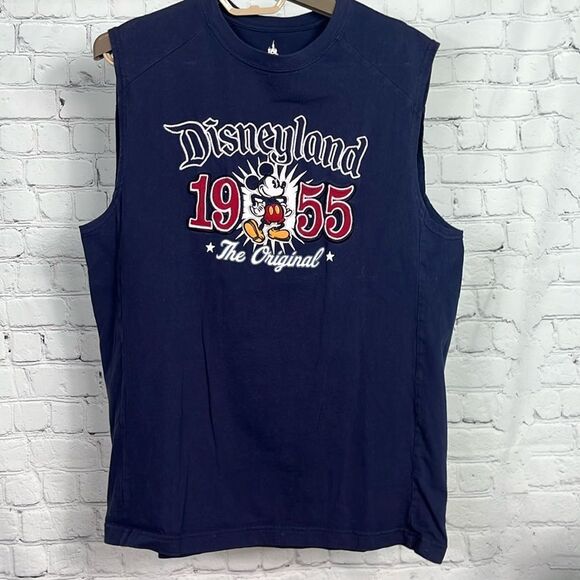 Disney Parks Mickey Mouse 1955 Navy Tank Top The Original Large - Picture 2 of 4